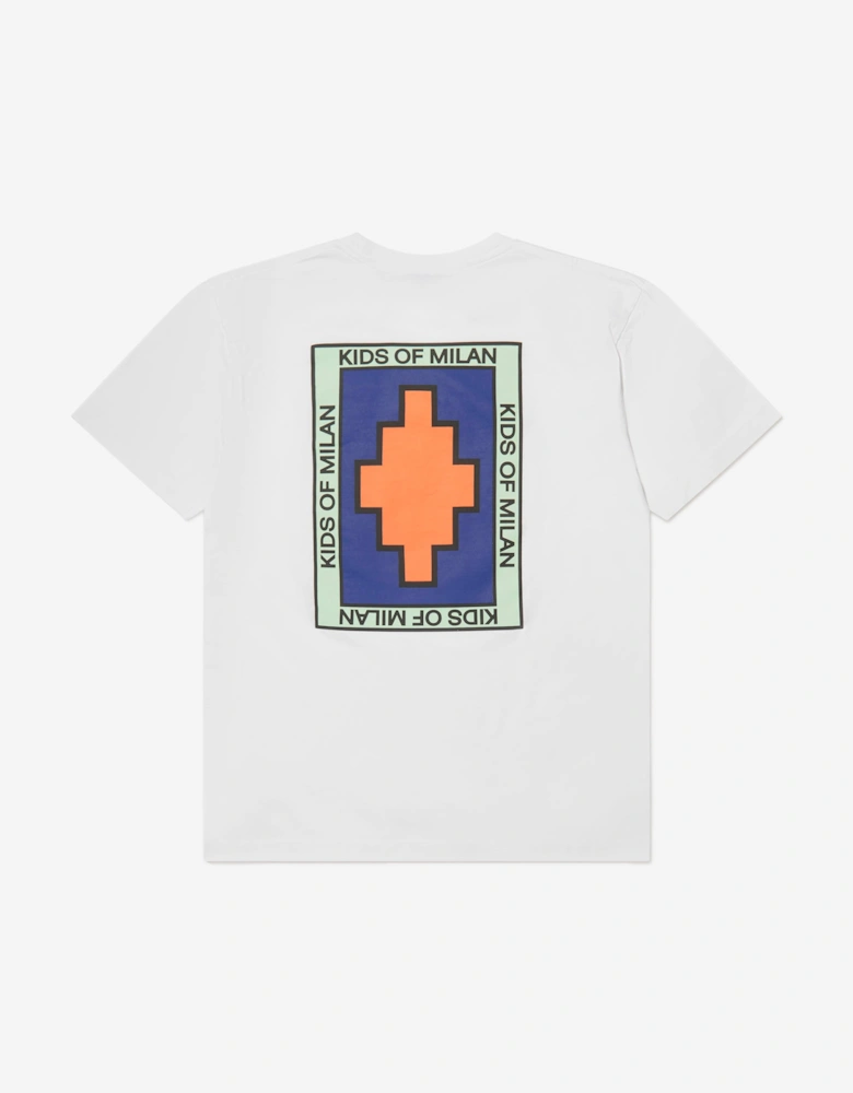 Girls Cotton Short Sleeve Logo T-Shirt