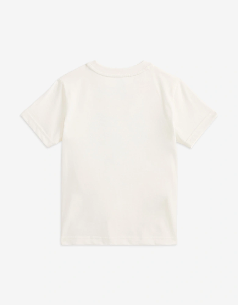 Boys Polo Bear T-Shirt in Ivory