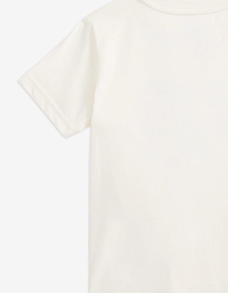 Boys Polo Bear T-Shirt in Ivory