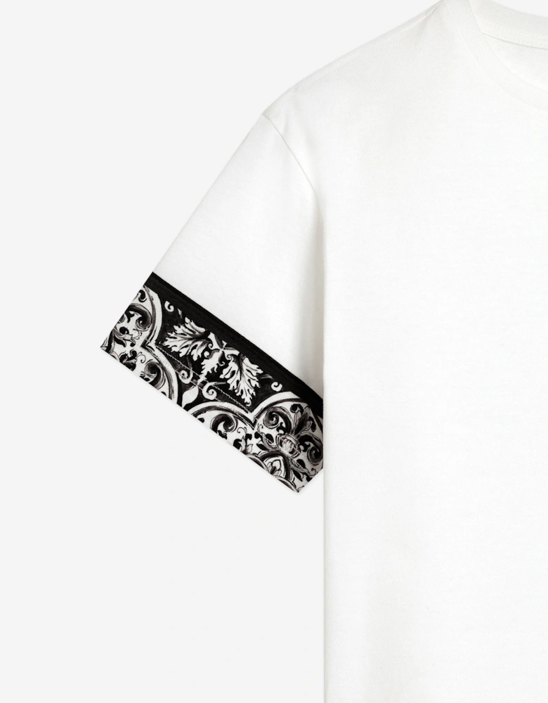 Boys Majolica Pocket T-Shirt in White