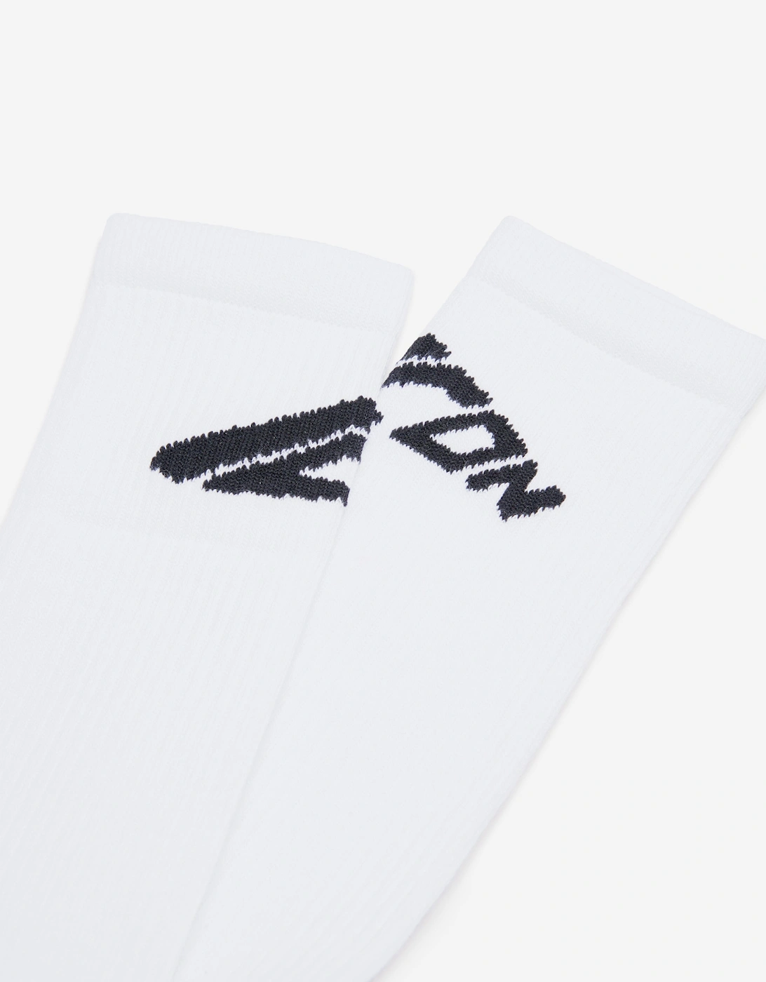 Kids Icon Logo Socks in White