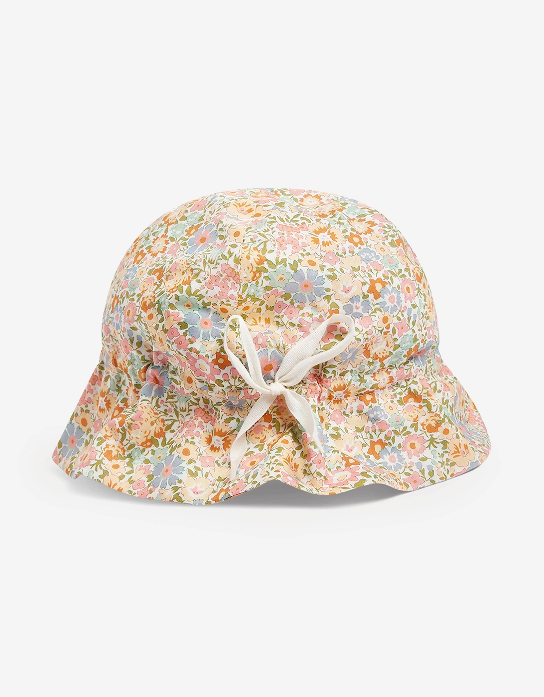 Baby Girls Floral Grigri Hat in Pink, 3 of 2