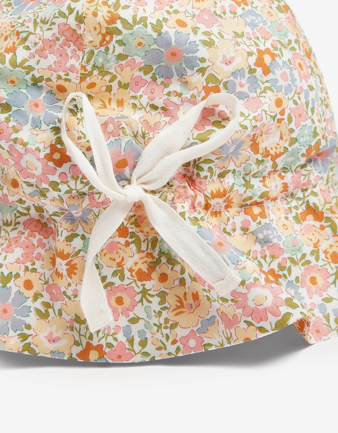 Baby Girls Floral Grigri Hat in Pink