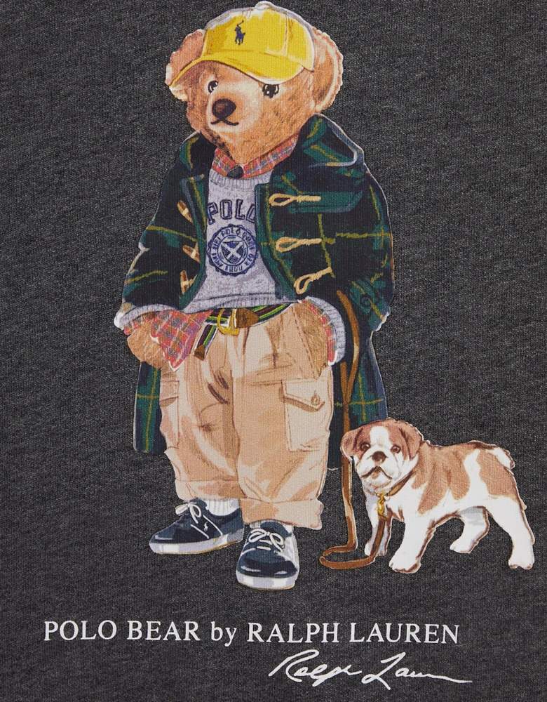 Boys Polo Bear Sweatshirt in Grey