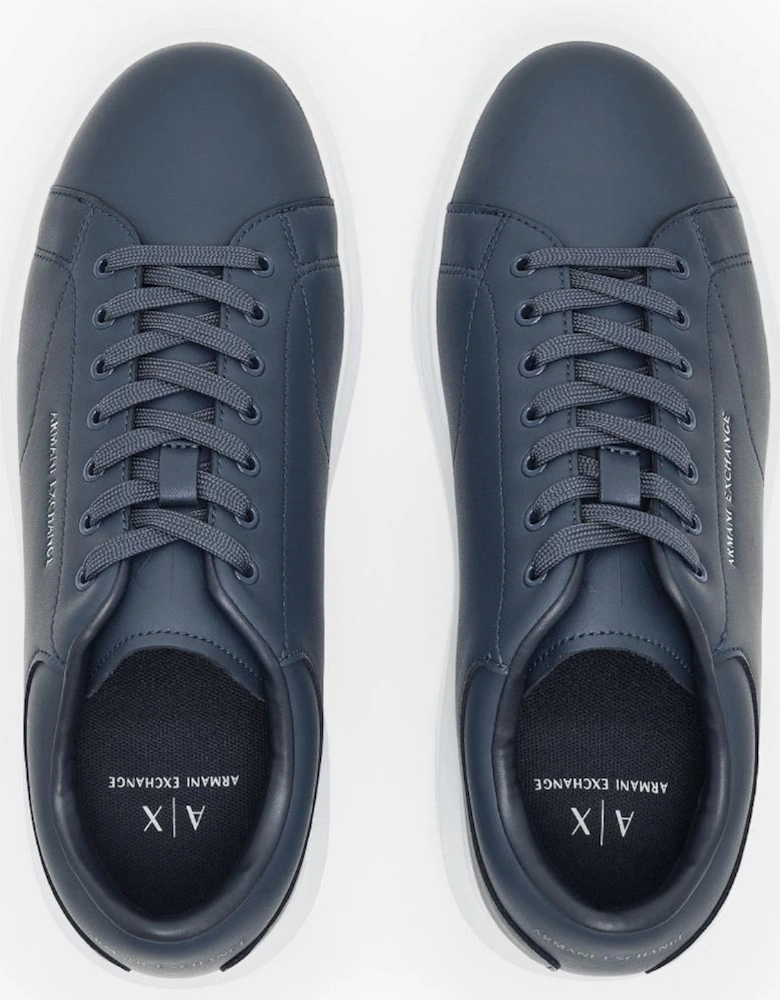 Action Leather Navy/White Sneaker Trainer