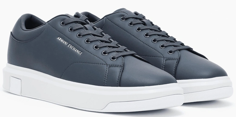 Action Leather Navy/White Sneaker Trainer