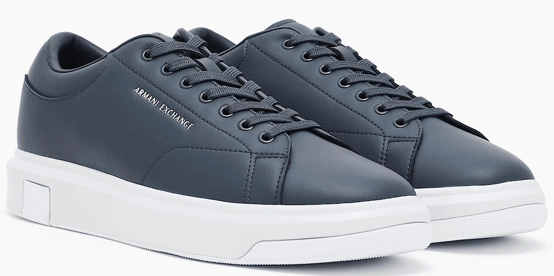 Action Leather Navy/White Sneaker Trainer