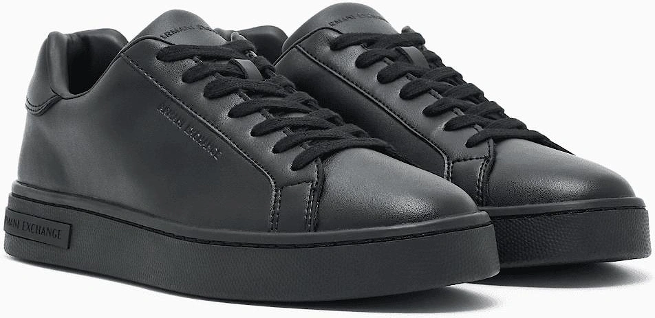 Leather Triple Black Sneaker Trainer