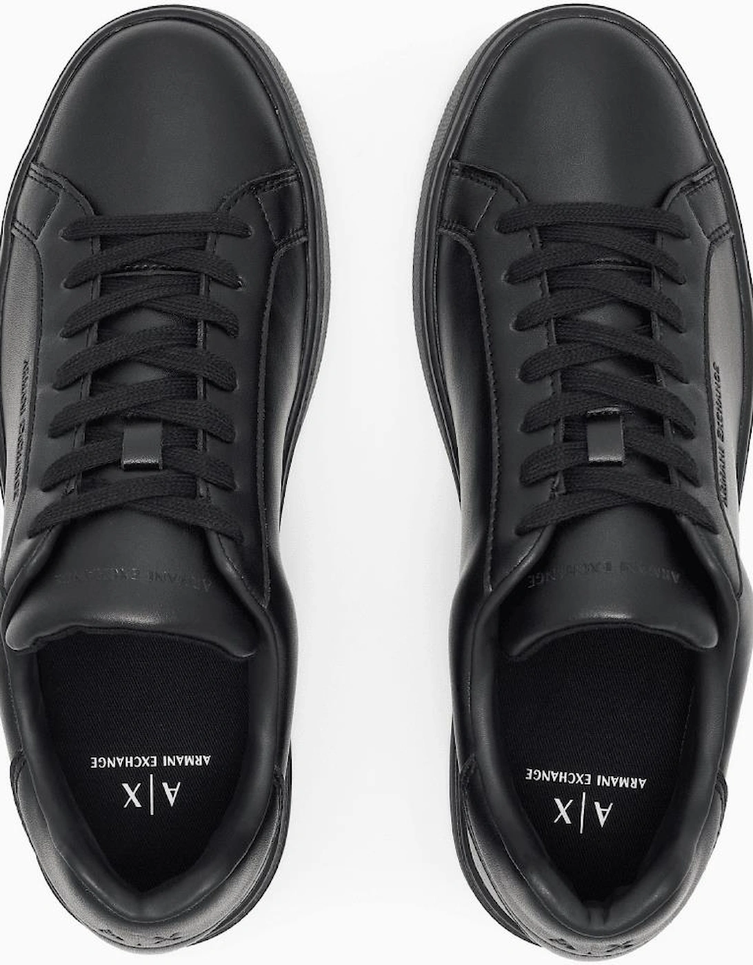 Leather Triple Black Sneaker Trainer