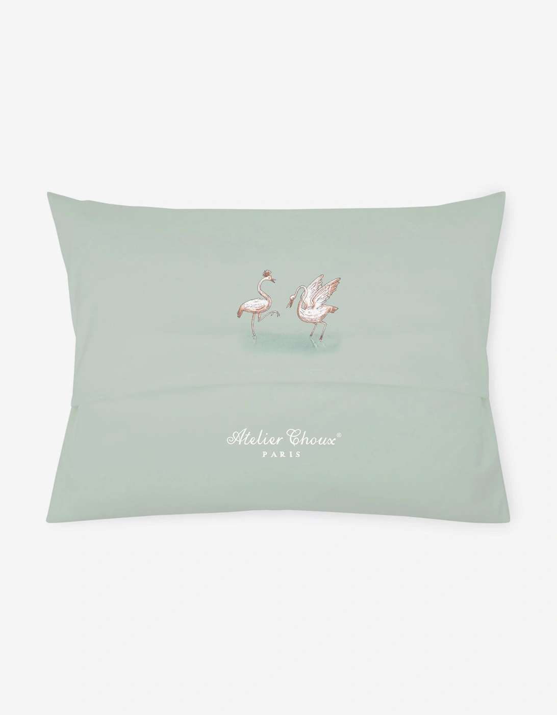 Baby Tapestry Satin Cushion in Green (40 cm x 30 cm)