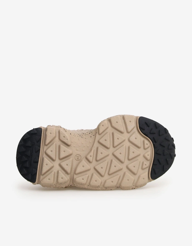 Kids Raikiri Trainers in Beige