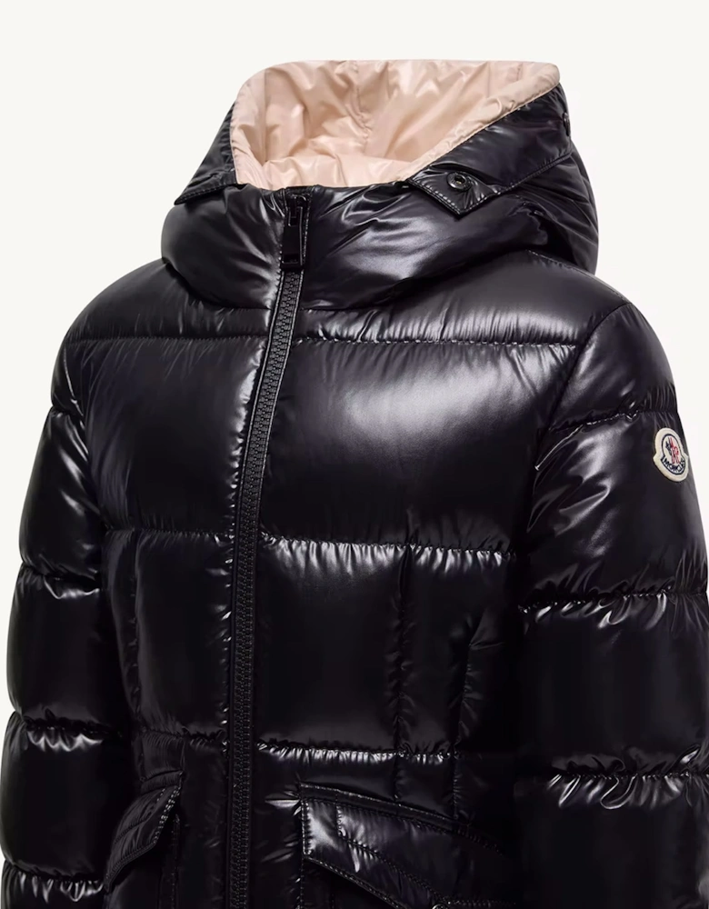 Kids Aruna Long Coat Black