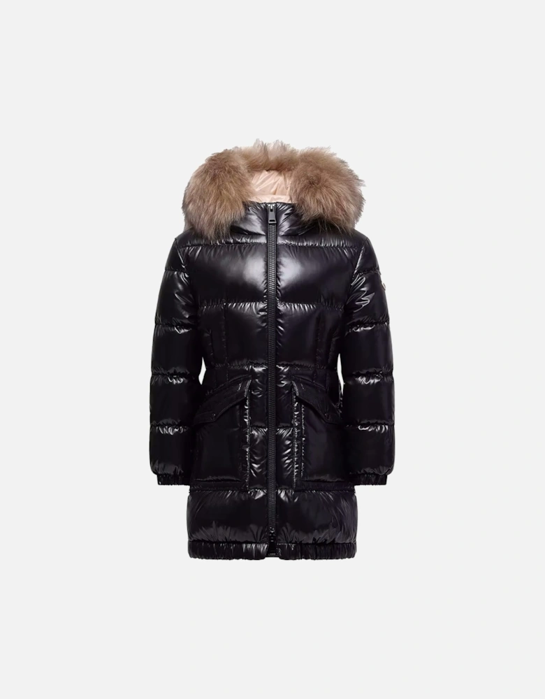 Kids Aruna Long Coat Black