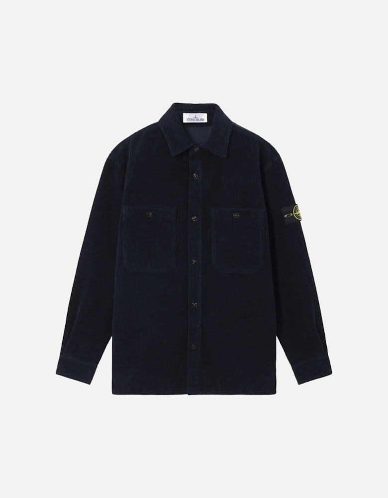 S0212 Corduroy Overshirt Navy