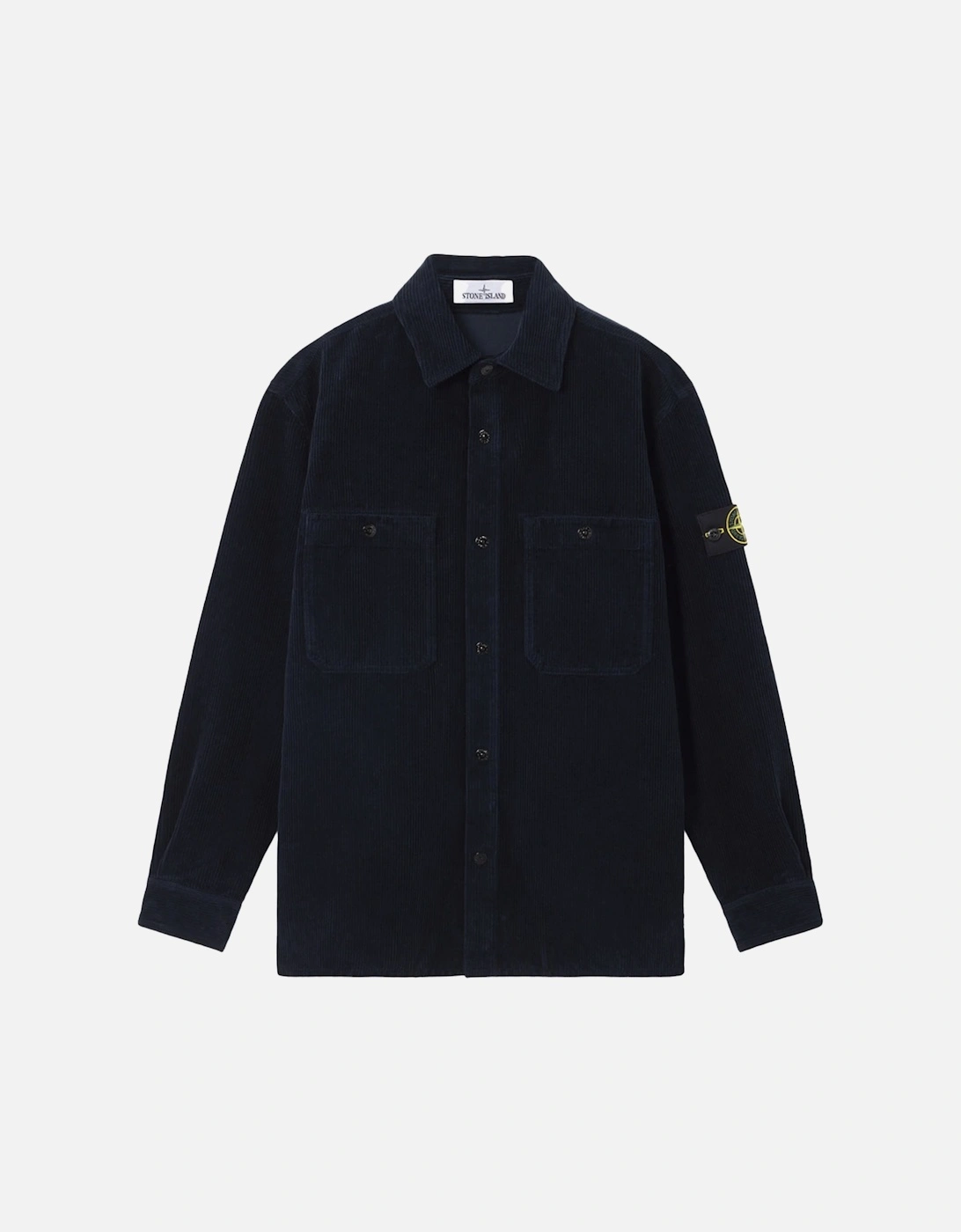 S0212 Corduroy Overshirt Navy, 6 of 5
