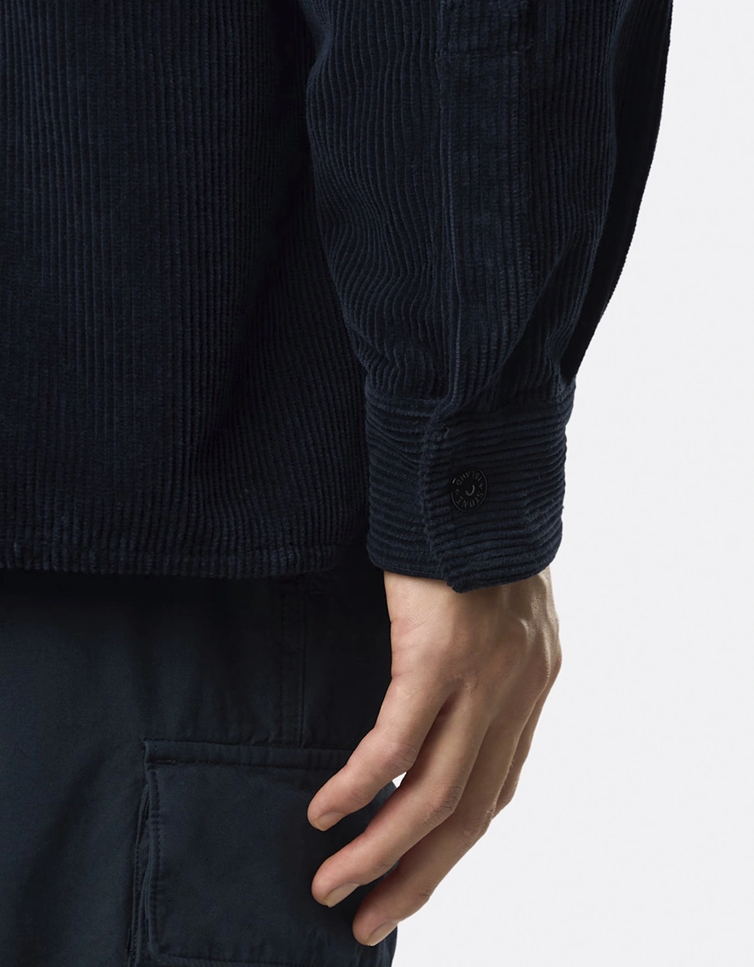 S0212 Corduroy Overshirt Navy