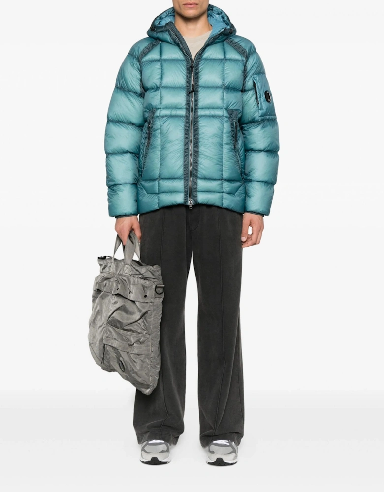 DD Shell Hooded Jacket Blue