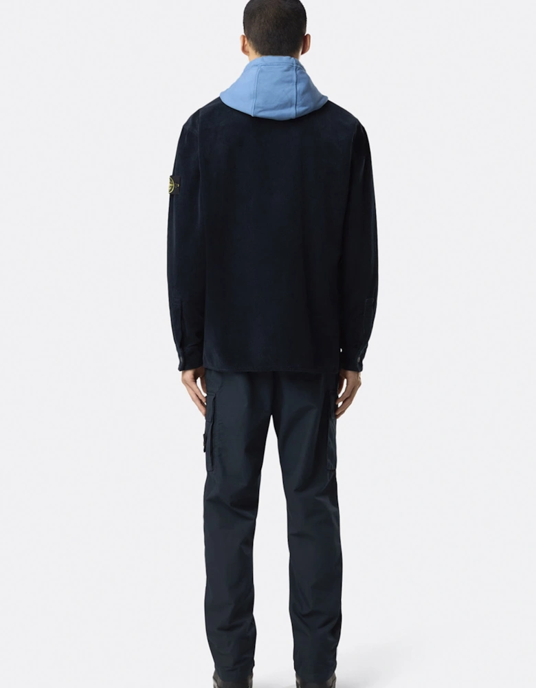 S0212 Corduroy Overshirt Navy