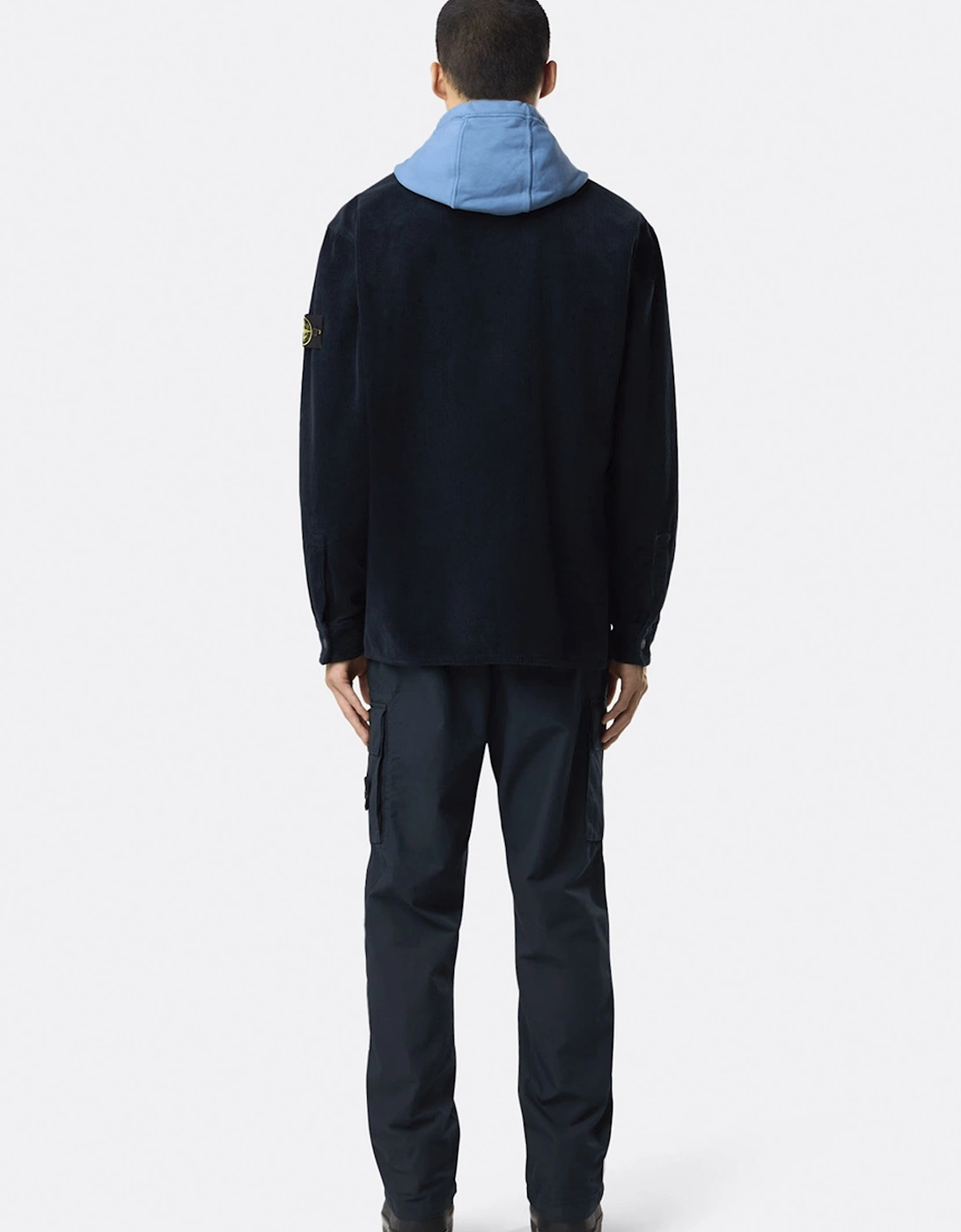 S0212 Corduroy Overshirt Navy