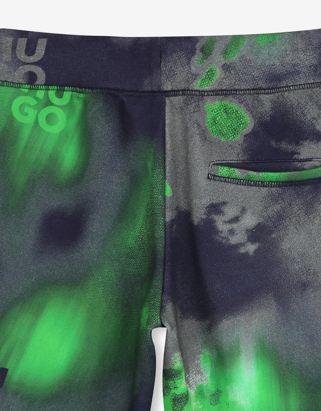 Boys Acid Wash Bermuda Shorts in Navy