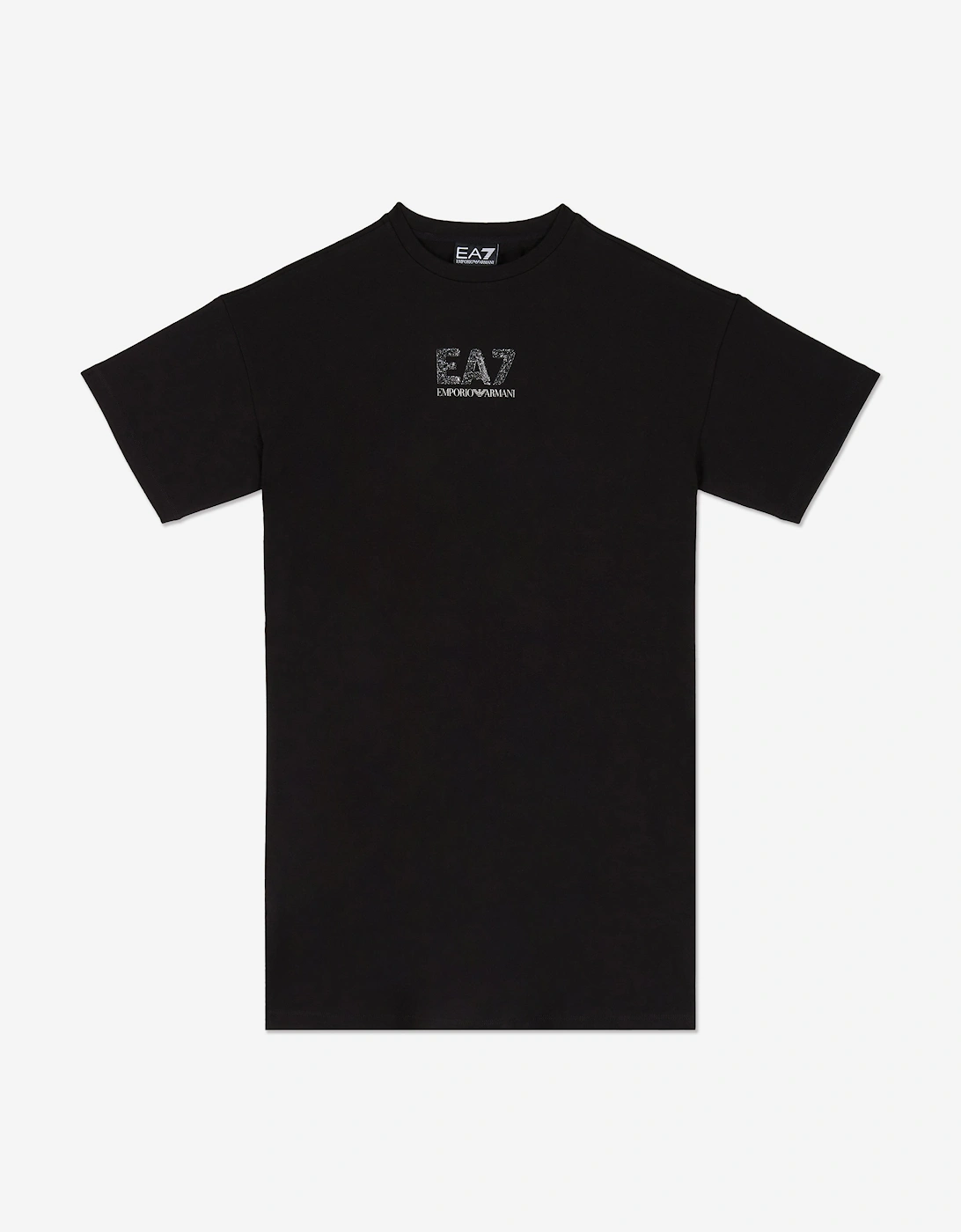 Girls Logo Jersey Dress in Black, 5 of 4