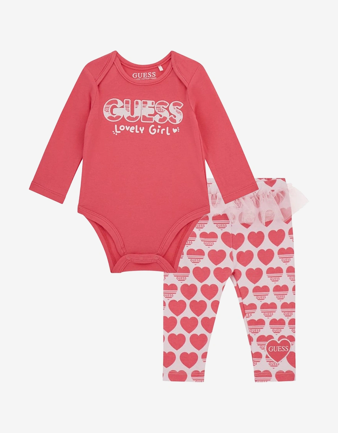 Baby Girls Bodysuit Set in Pink, 5 of 4