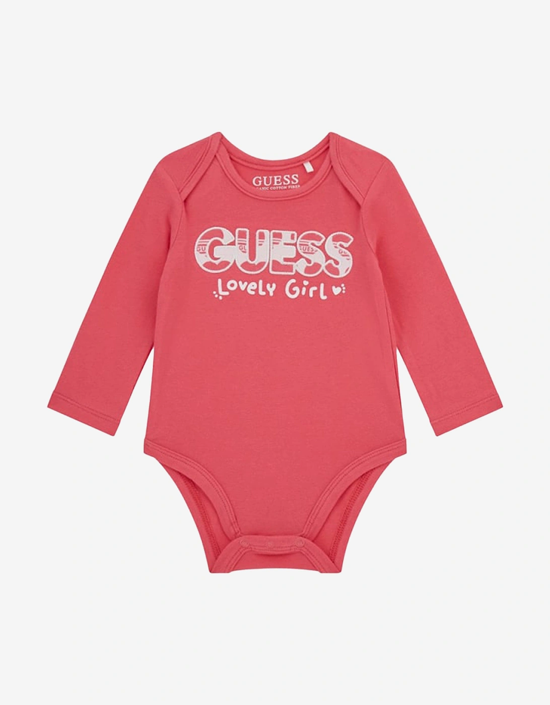Baby Girls Bodysuit Set in Pink