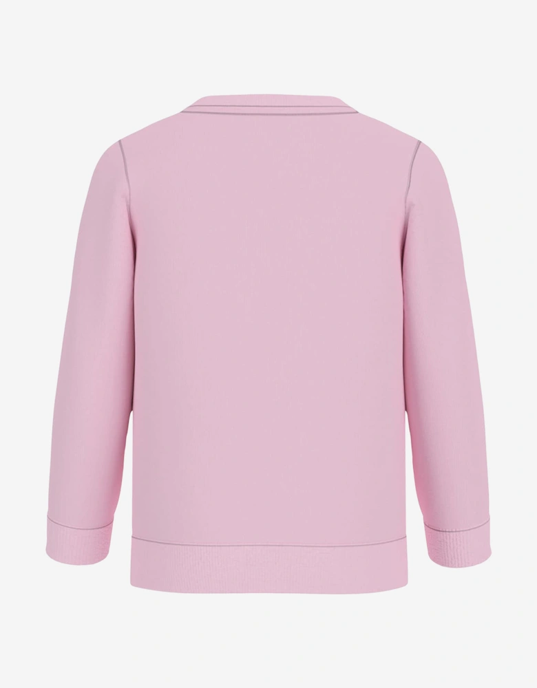 Girls Logo Sweatshirt in Pink