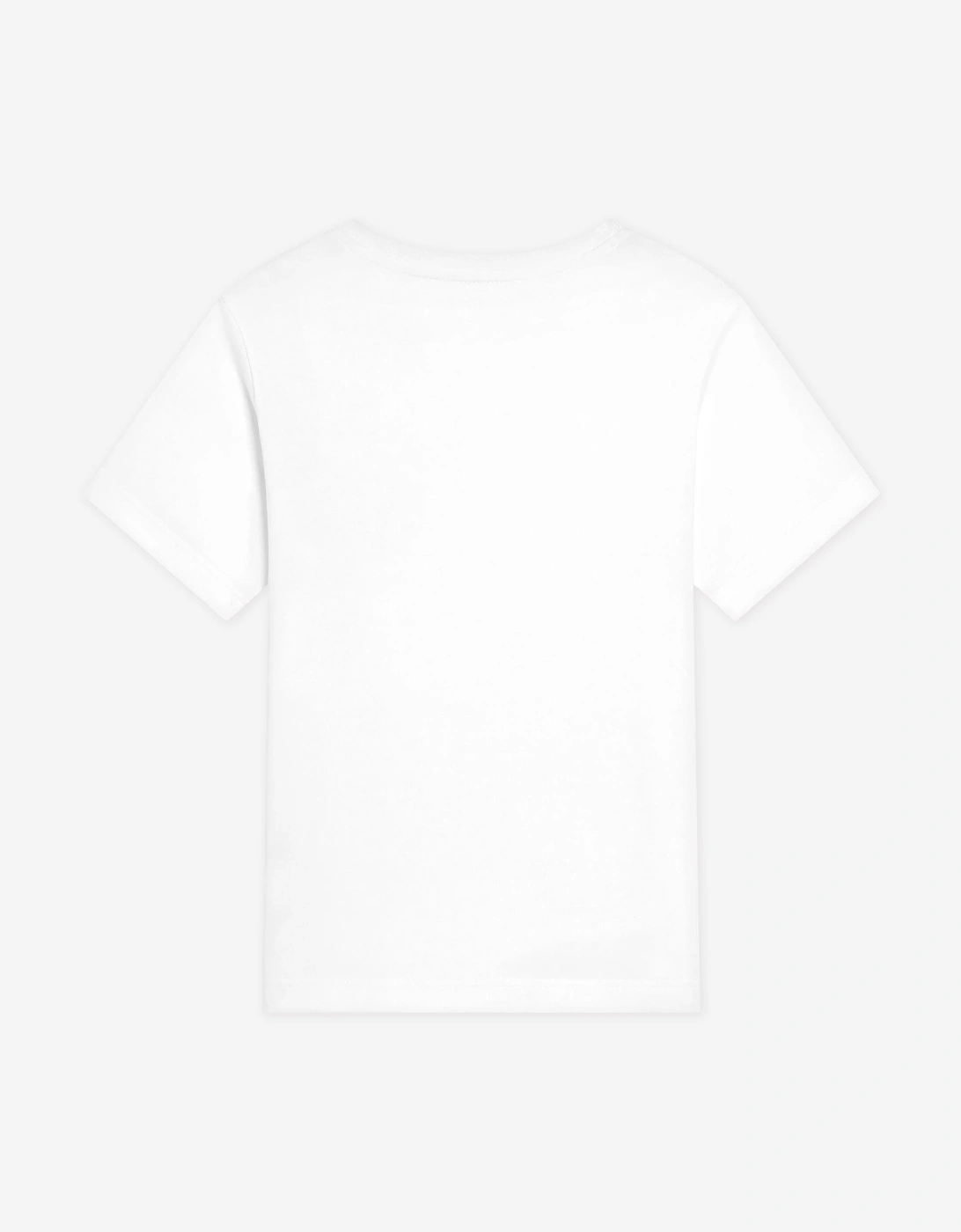 Boys Logo Patch T-Shirt in White