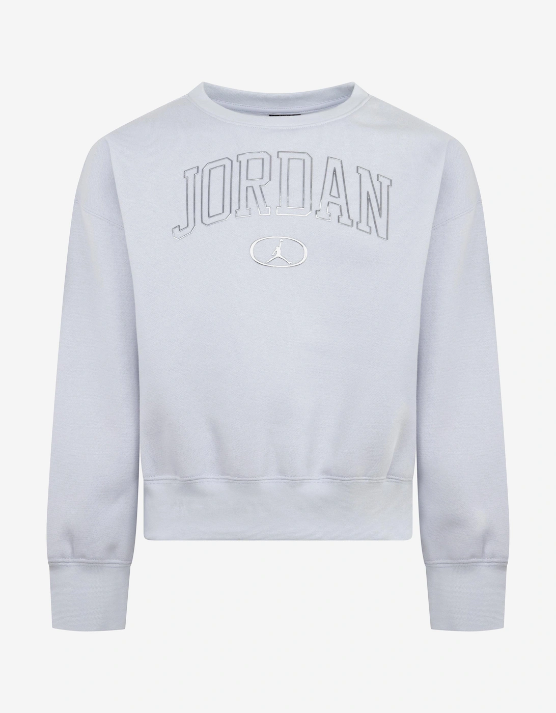 Girls Logo Sweatshirt in Grey, 5 of 4