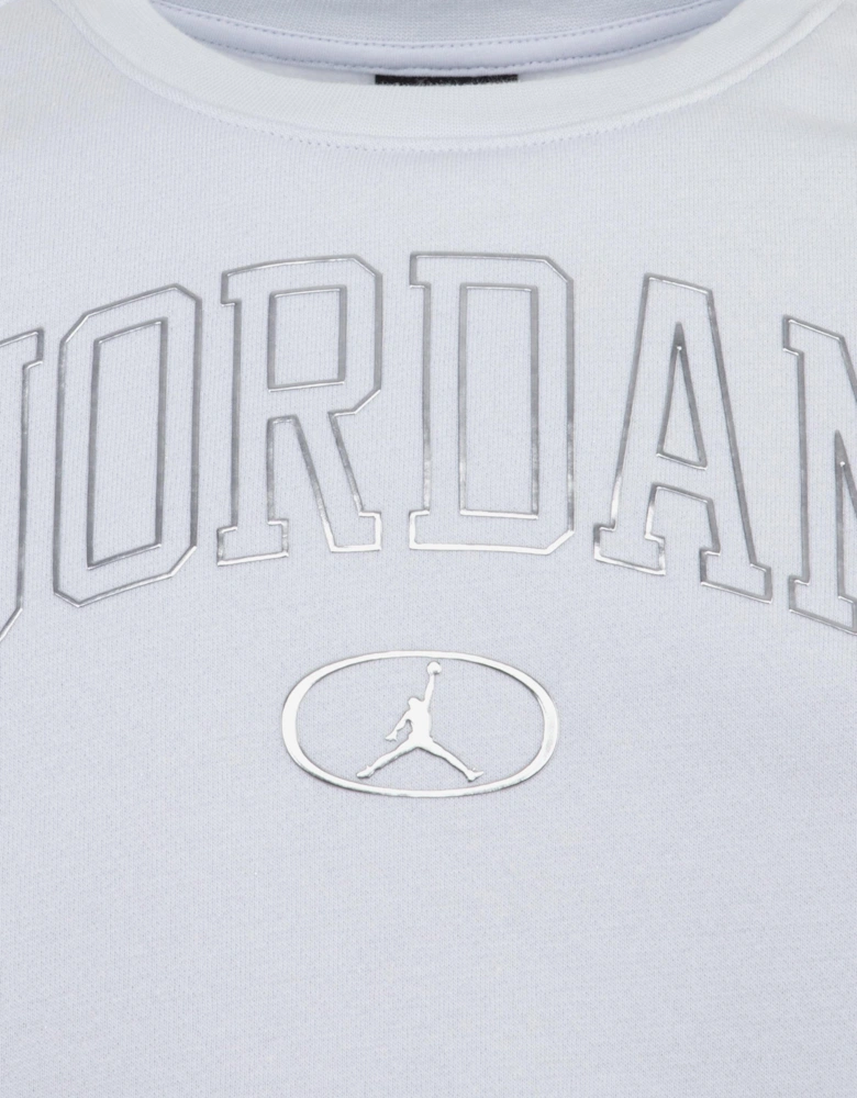 Girls Logo Sweatshirt in Grey