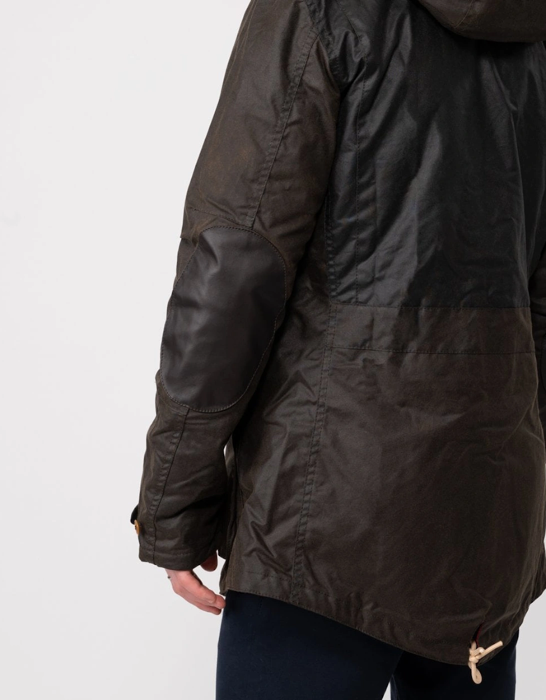 Game Mens Wax Parka - Olive
