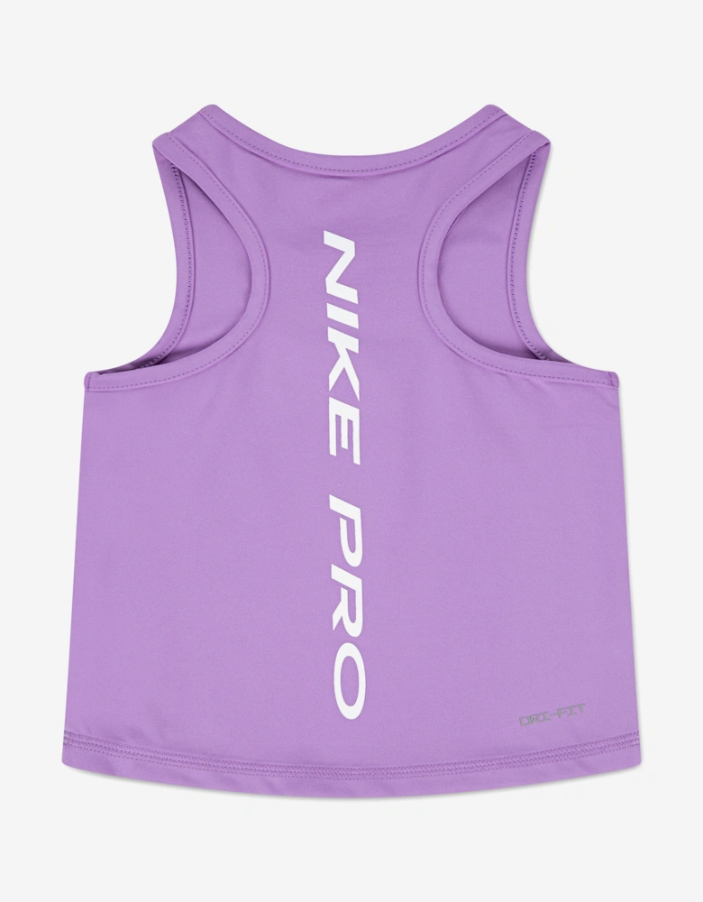 Girls Pro Sports Top in Purple