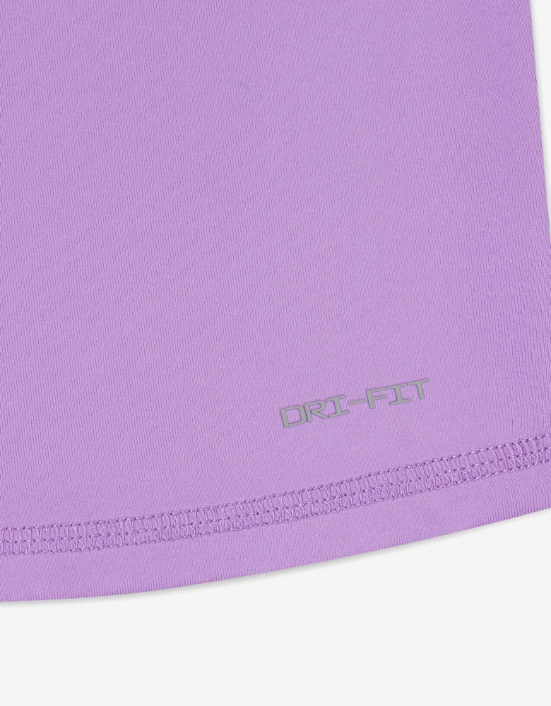 Girls Pro Sports Top in Purple
