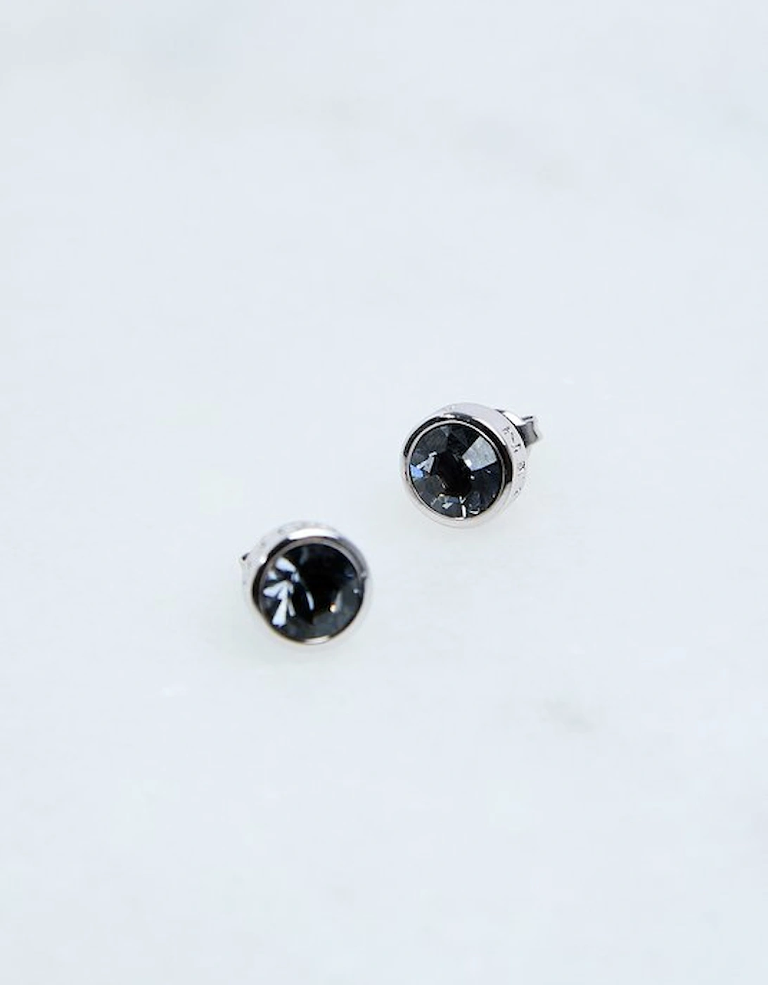 Hand Set European Crystal Solitaire Stud Earrings
