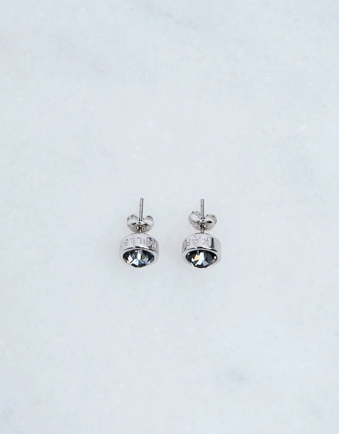Hand Set European Crystal Solitaire Stud Earrings