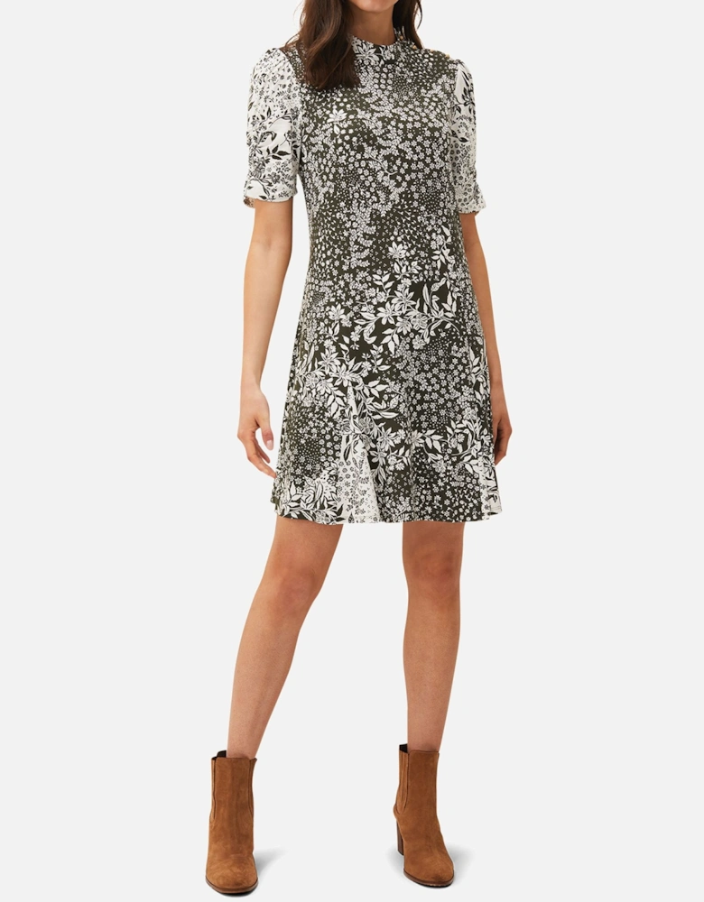 Alva Mixed Print Dress Floral