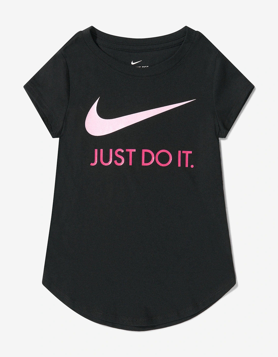 Nike Nike Girls Cotton Jersey T-Shirt - Black