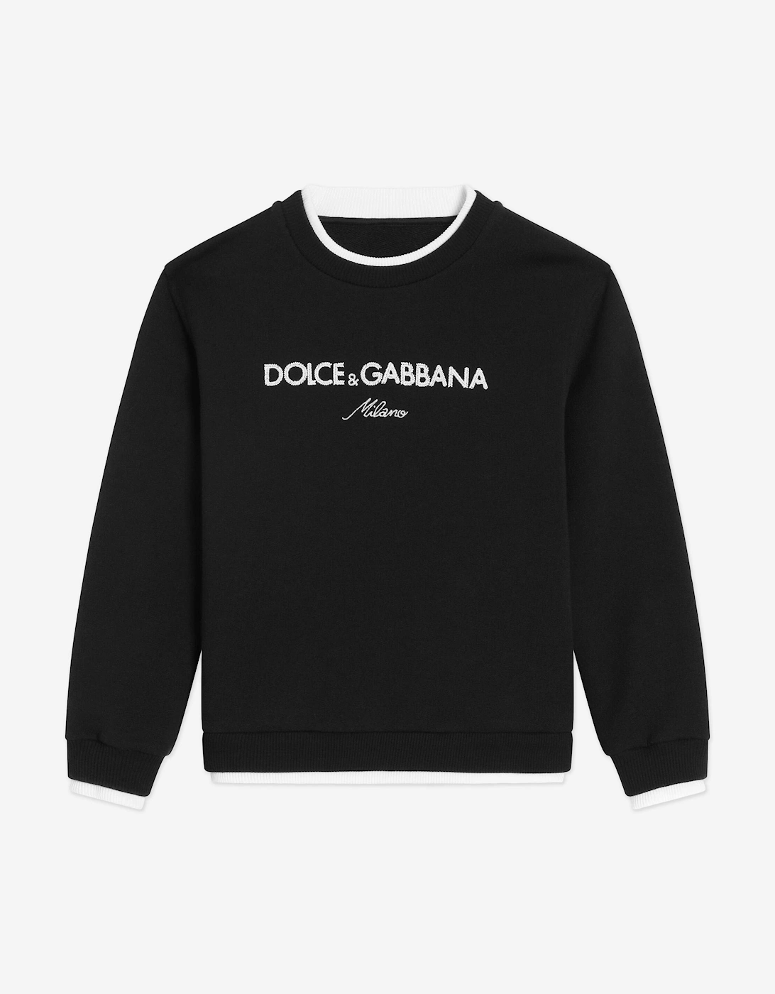 Boys Embroidered Logo Sweatshirt in Navy, 5 of 4
