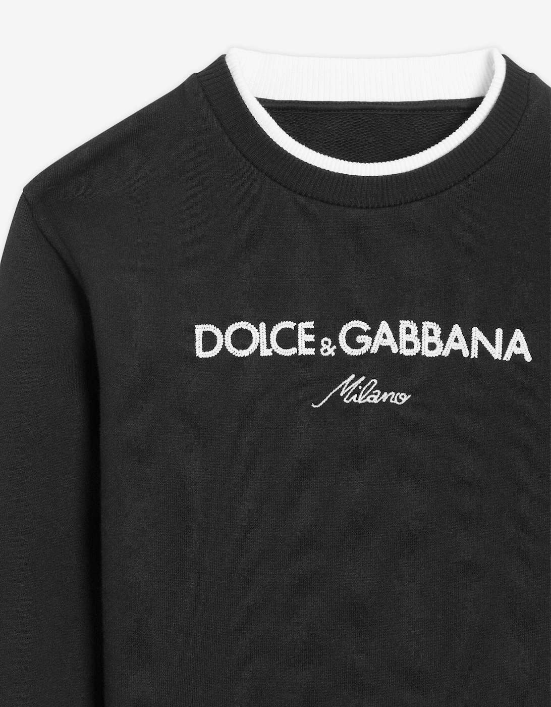 Boys Embroidered Logo Sweatshirt in Navy