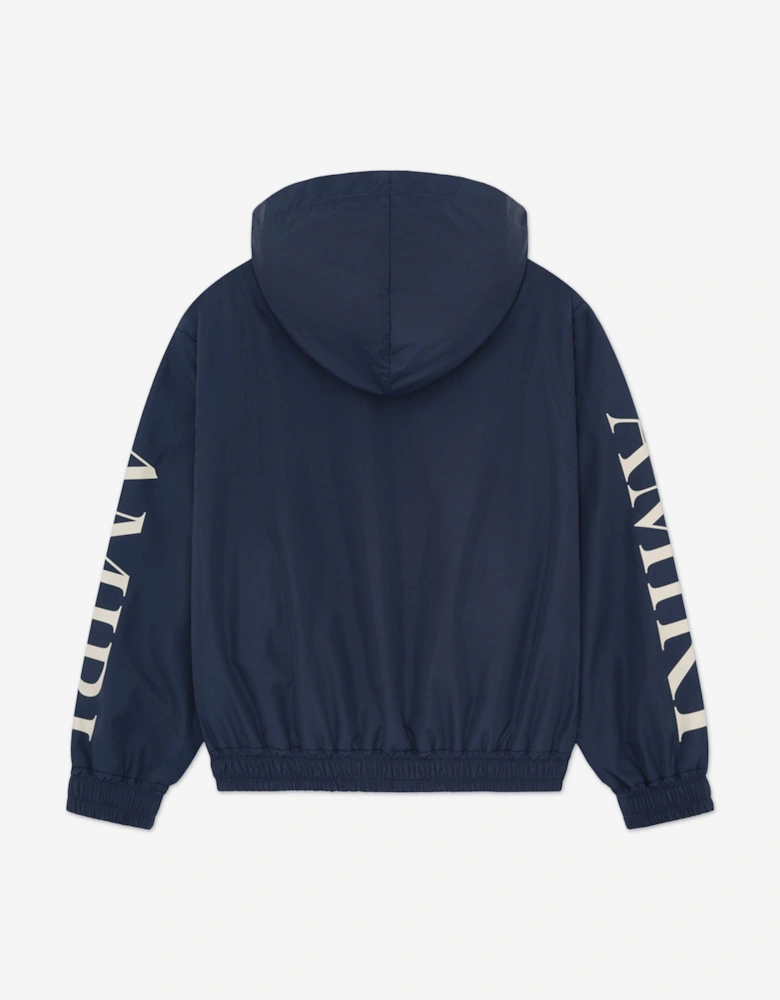 Kids Station Patch Windbreaker in Navy
