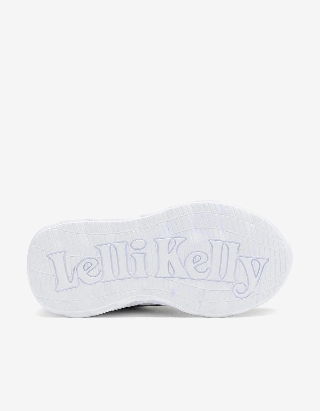 Girls Christina Unicorn Light Up Trainers in Silver