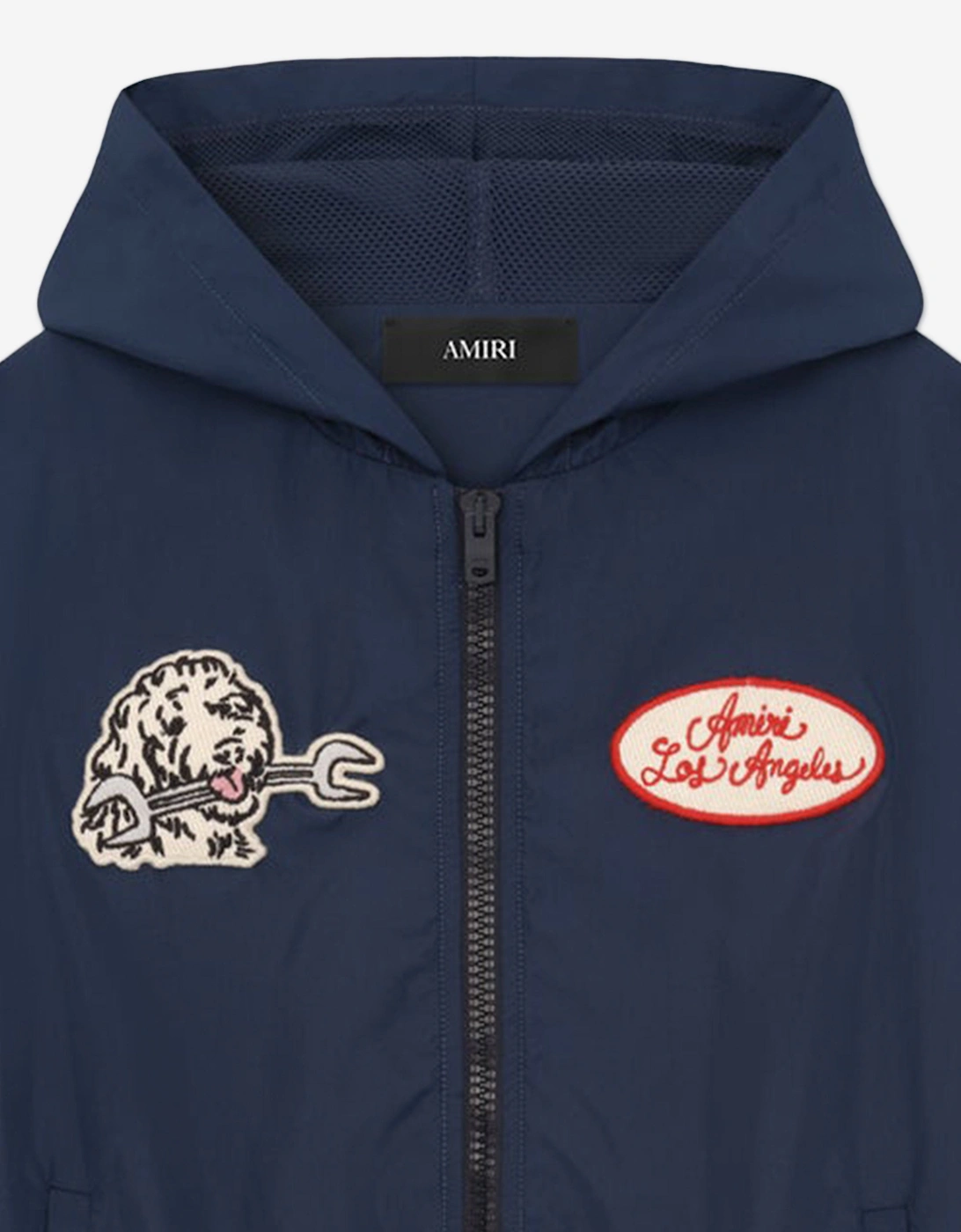 Kids Station Patch Windbreaker in Navy