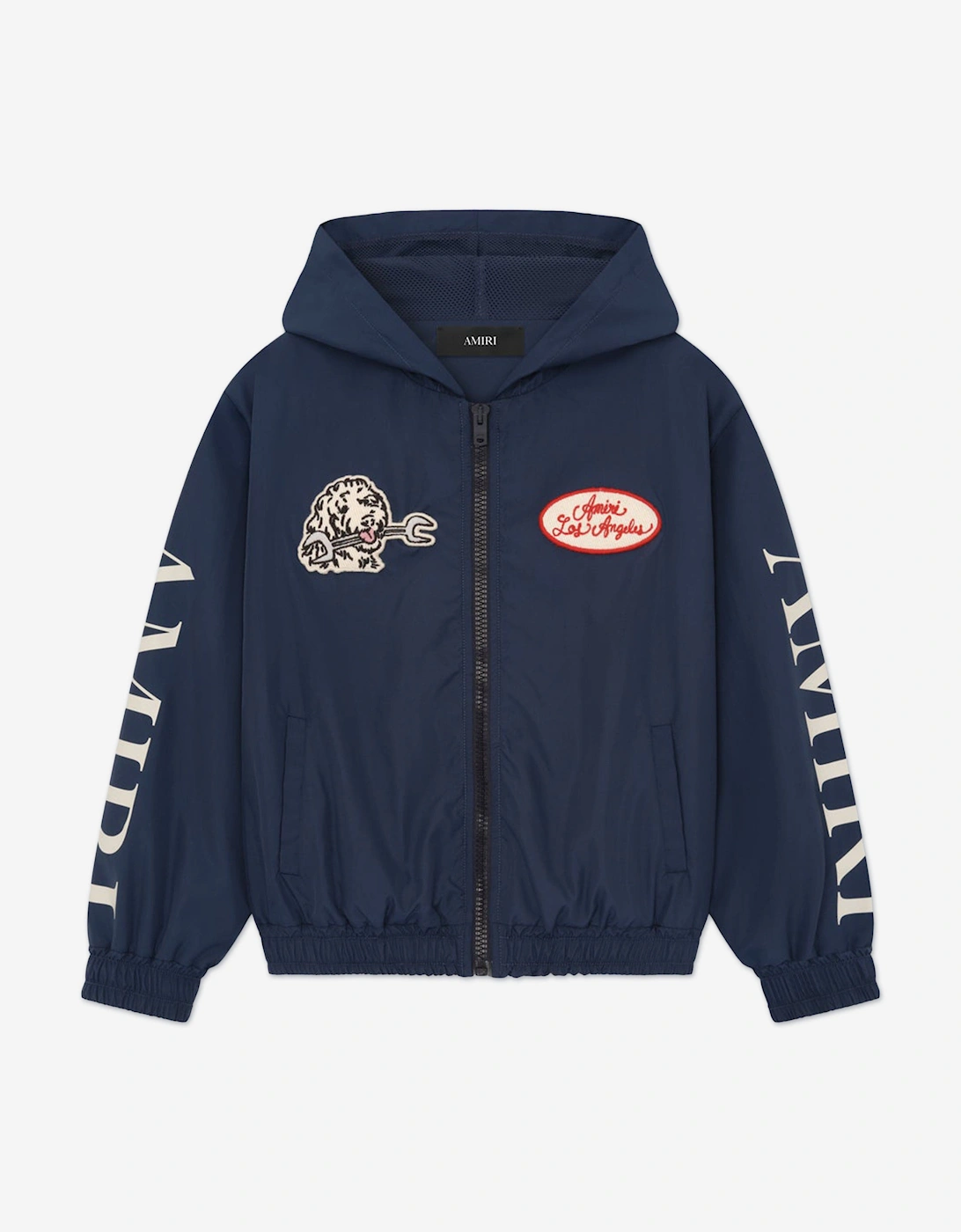 Kids Station Patch Windbreaker in Navy, 5 of 4