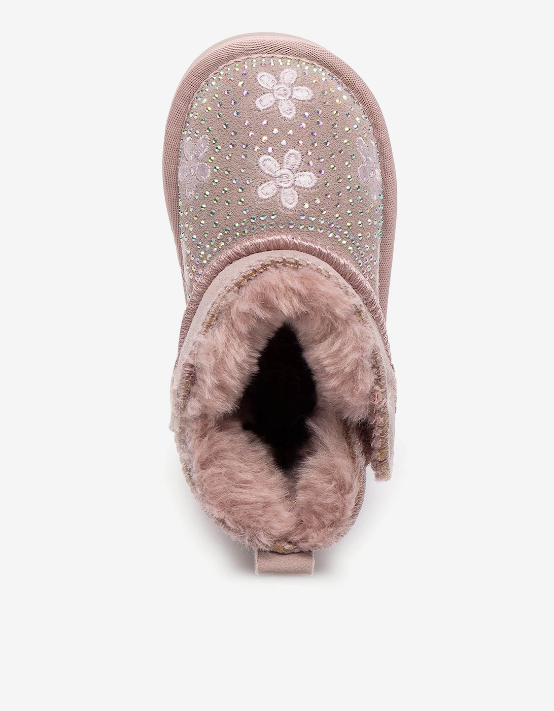 Girls Clarissa Flower Boots in Pink