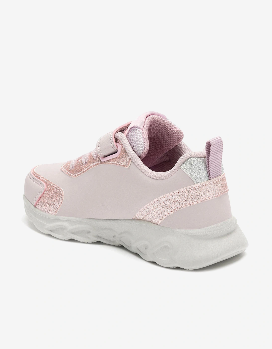 Girls Christina Unicorn Light Up Trainers in Pink