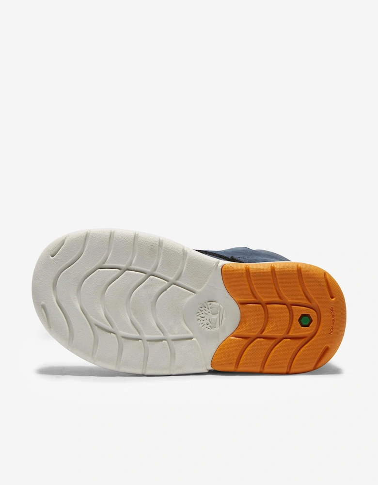 Boys Toddle Tracks Mid Hook & Loop Boots in Navy