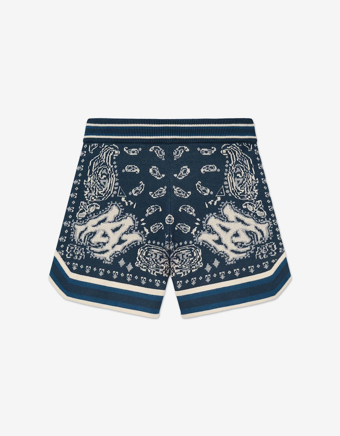Boys Bandana Shorts in Navy