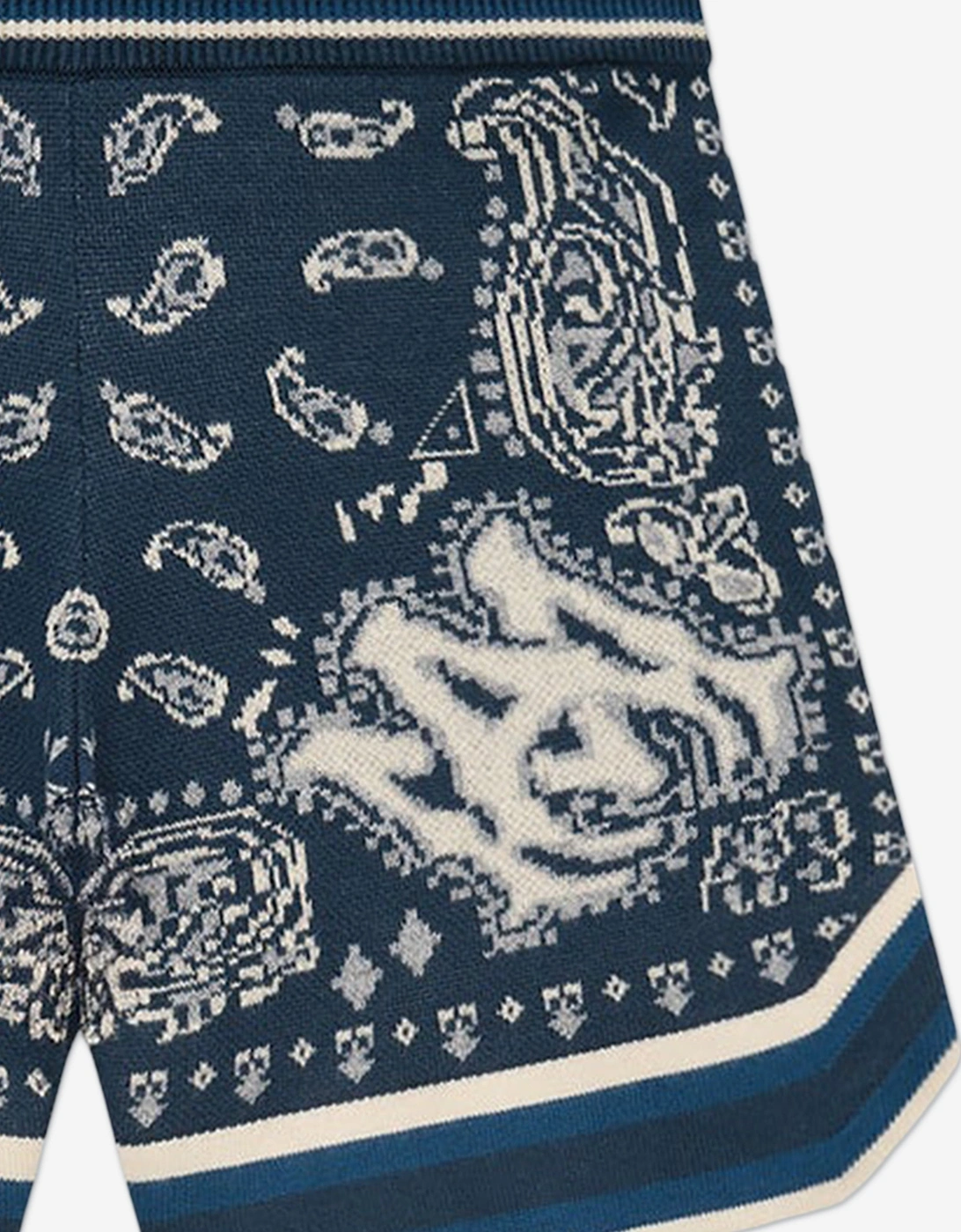 Boys Bandana Shorts in Navy