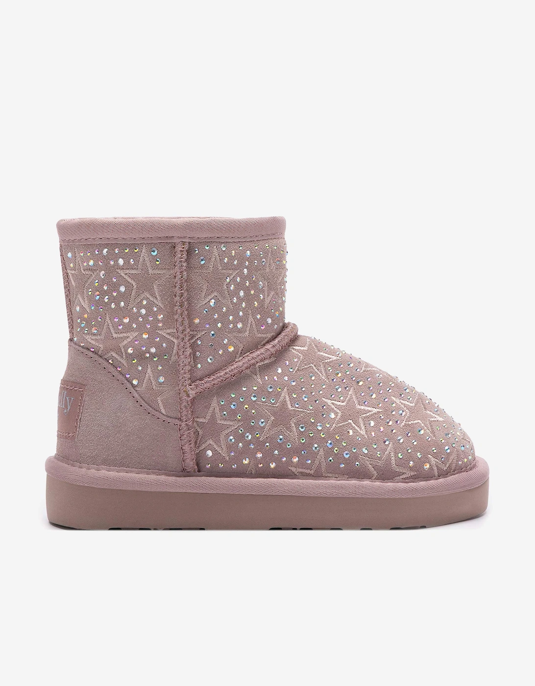 Girls Dajana Diamante Boots in Pink, 5 of 4